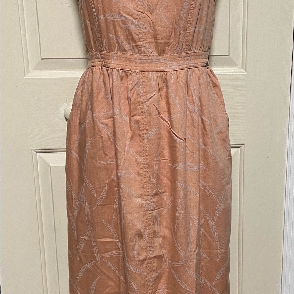 PrAna Sun Drifter dress apple blossom leaves - Picture 5 of 16